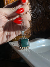 Load image into Gallery viewer, Malachite Sterling Silver Pendant