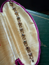 Load image into Gallery viewer, Gold Vermeil Multicolor Bracelet 7.5”