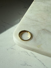 Load image into Gallery viewer, Vintage 14k Yellow Gold Natural Diamond Flush Set Band Size 9