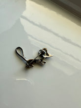 Load image into Gallery viewer, Marcasite Sterling Silver Mouse Brooch