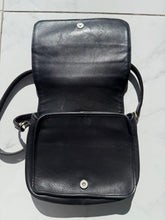 Load image into Gallery viewer, Vintage Coach Black Leather Crossbody Purse