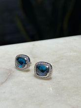 Load image into Gallery viewer, David Yurman Sterling & 14k Post Back Earrings