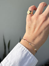 Load image into Gallery viewer, Solid 14k Gold Natural Diamond Cuff Bracelet
