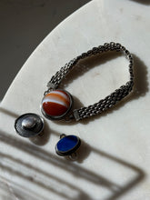 Load image into Gallery viewer, Vintage Panther Link Sterling Silver Bracelet Set