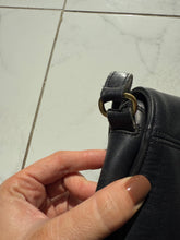 Load image into Gallery viewer, Vintage Coach Black Leather Crossbody Purse