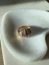 Load image into Gallery viewer, Purple Gold Vermeil Ring Size 9