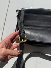 Load image into Gallery viewer, Vintage Coach Black Leather Crossbody Purse