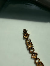 Load image into Gallery viewer, Gold Vermeil Multicolor Bracelet 7.5”