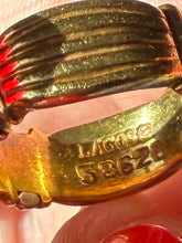 Load image into Gallery viewer, Lagos 18k Gold & Platinum Citrine Ring Size 5