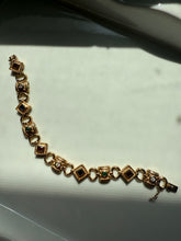 Load image into Gallery viewer, Gold Vermeil Multicolor Bracelet 7.5”