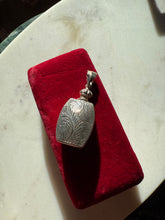 Load image into Gallery viewer, Etched Sterling Silver Pendant