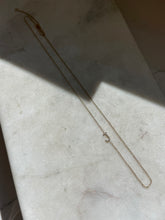Load image into Gallery viewer, Vintage Diamond ‘J’ 14k Gold Necklace