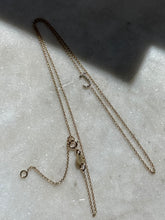 Load image into Gallery viewer, Vintage Diamond ‘J’ 14k Gold Necklace