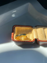 Load image into Gallery viewer, Yellow CZ Gold Vermeil Ring