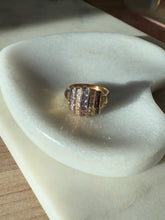 Load image into Gallery viewer, Purple Gold Vermeil Ring Size 9