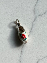 Load image into Gallery viewer, Vintage Enamel Dutch Clog Sterling Silver Charm