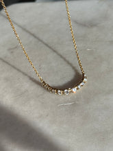 Load image into Gallery viewer, Vintage Natural Diamond Gold Necklace
