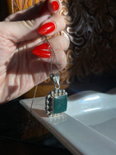 Load image into Gallery viewer, Malachite Sterling Silver Pendant