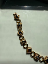 Load image into Gallery viewer, Gold Vermeil Multicolor Bracelet 7.5”