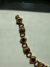 Load image into Gallery viewer, Gold Vermeil Multicolor Bracelet 7.5”
