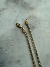 Load image into Gallery viewer, Solid 14k Yellow Gold Biker Link Chain 16”