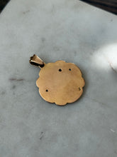 Load image into Gallery viewer, Solid 18k Gold Saint Barbara Ruby & Diamond Pendant