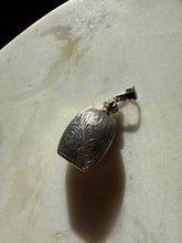 Load image into Gallery viewer, Etched Sterling Silver Pendant