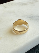 Load image into Gallery viewer, Antique 9k Gold Buckle Ring Size 7