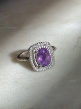 Load image into Gallery viewer, Amethyst Sterling Silver Ring