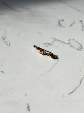 Load image into Gallery viewer, Antique Seed Pearl Safety Pin 14k Gold