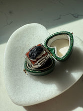 Load image into Gallery viewer, Cameo 1930s Sterling Silver Ring Size 7.75