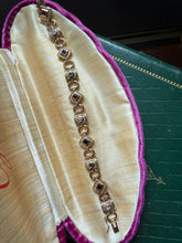 Load image into Gallery viewer, Gold Vermeil Multicolor Bracelet 7.5”