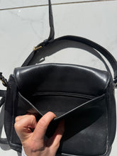 Load image into Gallery viewer, Vintage Coach Black Leather Crossbody Purse