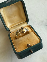 Load image into Gallery viewer, Antique 9k Gold Buckle Ring Size 7