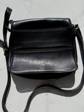 Load image into Gallery viewer, Vintage Coach Black Leather Crossbody Purse