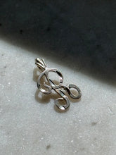 Load image into Gallery viewer, ‘R’ Initial Pendant Sterling Silver