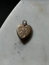 Load image into Gallery viewer, Antique Old Mine Cut Diamond 14k Gold Heart Locket
