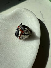 Load image into Gallery viewer, Cameo 1930s Sterling Silver Ring Size 7.75