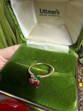 Load image into Gallery viewer, Cherry 14k Yellow Gold Ring Size 6.25