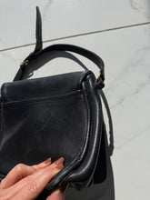 Load image into Gallery viewer, Vintage Coach Black Leather Crossbody Purse