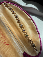 Load image into Gallery viewer, Gold Vermeil Multicolor Bracelet 7.5”