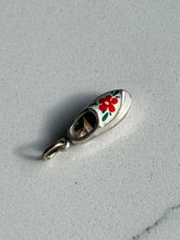 Load image into Gallery viewer, Vintage Enamel Dutch Clog Sterling Silver Charm