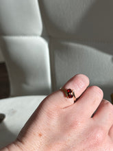 Load image into Gallery viewer, Vintage Toi et Moi Garnet Ring Size 4.5