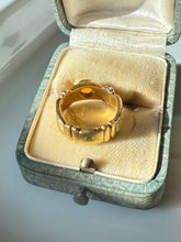 Load image into Gallery viewer, Lagos 18k Gold & Platinum Citrine Ring Size 5
