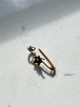 Load image into Gallery viewer, Antique Seed Pearl Safety Pin 14k Gold
