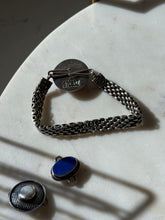 Load image into Gallery viewer, Vintage Panther Link Sterling Silver Bracelet Set