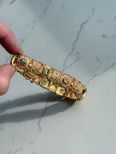 Load image into Gallery viewer, Chunky Gold Vermeil Multi-Gemstone Bracelet 7.25”
