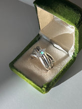 Load image into Gallery viewer, Solid Sterling Silver Quartz Ring Size 9
