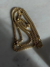 Load image into Gallery viewer, Italian Semi-Solid Gold Vermeil Cuban Curb Chain 22”
