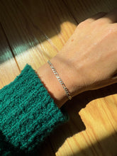 Load image into Gallery viewer, Figaro Link Sterling Silver Bracelet
